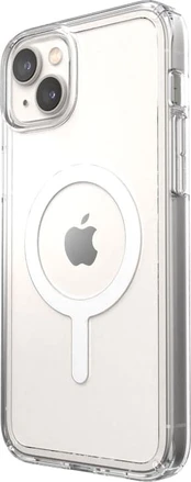 Speck Gemshell + MagSafe – iPhone 14 Plus dėklas su MICROBAN danga (skaidrus)