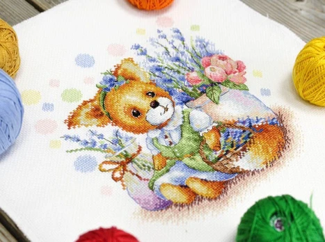Cross stitch kit "Lavender dreams" SNV-827