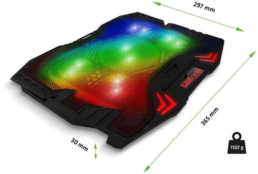EVOLVEO Ania 5RGB, laptop cooling pad
