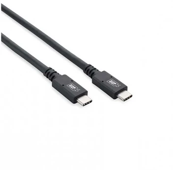 SCP USBC32-3M Type-C Male/Male, 20Gbps USB 3.2 Gen 2 Superspeed+, Passive Copper, Power 5A/20V/100W