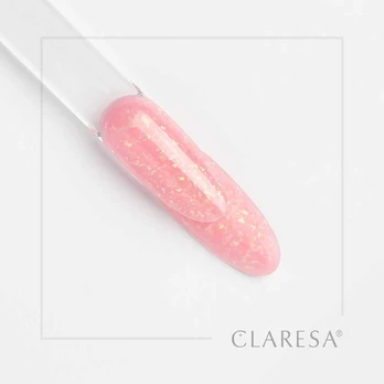 CLARESA N Żel budujący do paznokci Soft&Easy Builder Glimmer Rožinė 45g