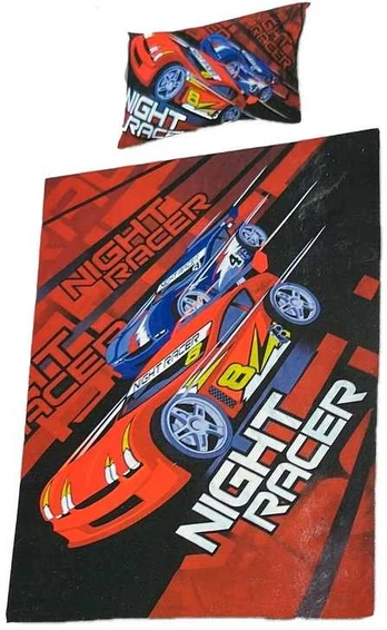MCU Night Racer Bil Sengetøj (100 procent bomuld!)