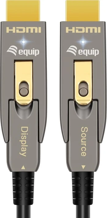 Equip HDMI HS Ethernet 2.0 D/A D-AOC 4K/60Hz 15.00m grau