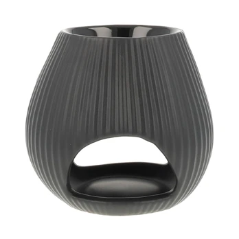 SCENTCHIPS OVAL LOW BLACK kvapų vaško šildytuvas
