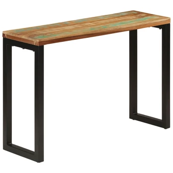 Konsolinis staliukas, 110x35x75cm, perdirbtos medienos masyvas