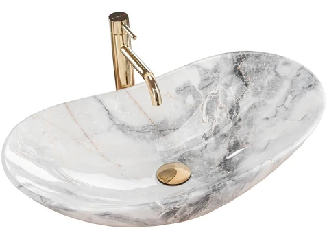 Pastatomas praustuvas REA ROYAL GRANIT SHINY 62x36x16