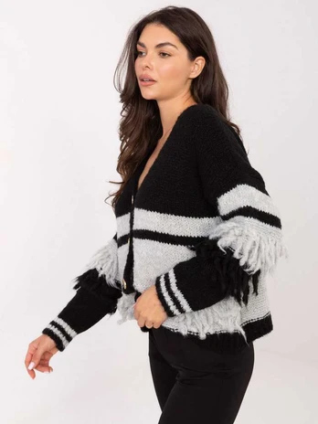 Italy Moda Sweter-MI-SW-3211.31-juoda