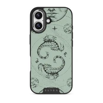 Scorpio - iPhone 17 Case, Elite Dark (MagSafe) / Silver / Turquoise