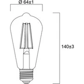"Sylvania E27 Filament LED ST64 4W 2700K 840 lm