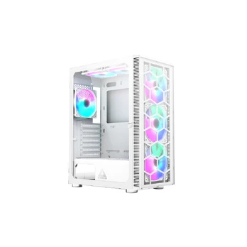 Case|MONTECH|X3 Glass|MidiTower|Case product features Transparent panel|Not included|ATX|MicroATX|MiniITX|Colour White|X3GLASS(W