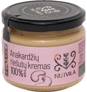 Nutvila Crunchy Cashew Butter, 300 g