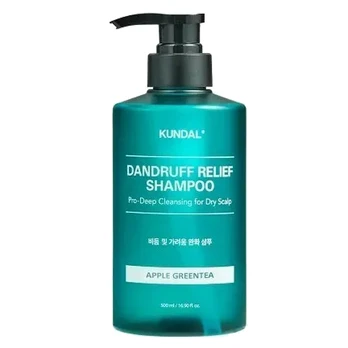 KUNDAL - Apple Greentea Dandruff Relief Shampoo (Dandruff Relief Shampoo) - 500 ml
