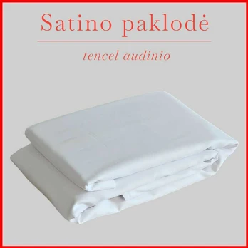Satino 100 proc. tencelio audinio paklodė - 160x240cm.