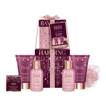 Baylis & Harding Wild Cherry & Vanilla Body Care Gift Set 6 pcs