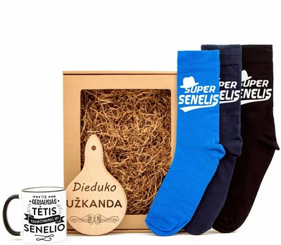 Dovanų rinkinys „Super senelis“