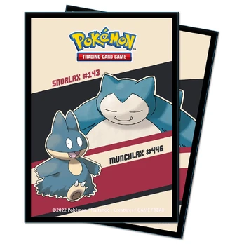 Žaidimo kortelių dėklas - Ultra PRO Snorlax & Munchlax, EN