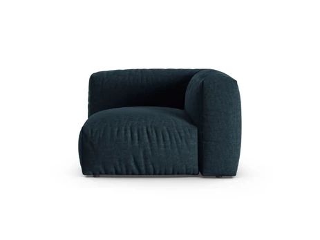 Modul Armless, "Martina", 1 Seat, 120x120x75, Blue Jeans