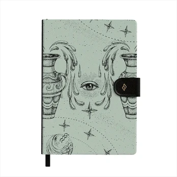 Aquarius - Notebook, A5 (14.8 x 21cm) / Lined / Turquoise