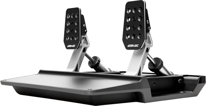 Simagic P500 Pedalsatz, 2 Pedale, Loadcell- /Hall-Angle-Sensor - juodas