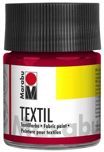 Marabu 17160005031, Raudona, Textile paint, liquid, 50 ml, 1 pc(s)