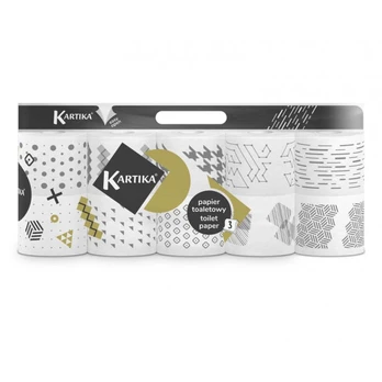Tualetinis popierius Kartika Black 200lap,10vnt, 3sl