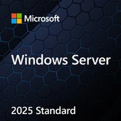 Microsoft Windows Svr Std 2025 64Bit PL DVD 16 core OEM kaina
