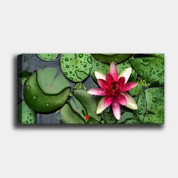 Reprodukcija ant drobės Lelijos, 30x80 cm