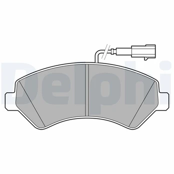DELPHI LP3623 Brake pad set