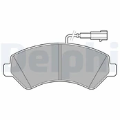 DELPHI LP3623 Brake pad set kaina