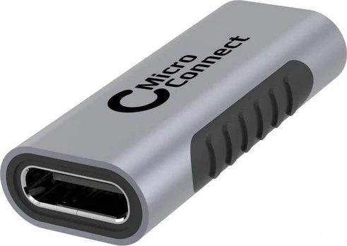 USB adapteris MicroConnect USB-C - USB-C Pilkas (USB-C adapteris F-F)