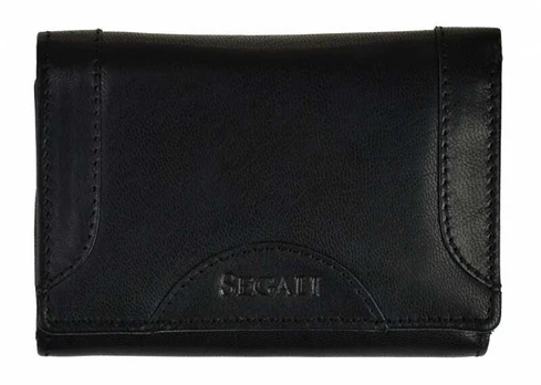 Segali Women´s leather wallet 7196 B juodas