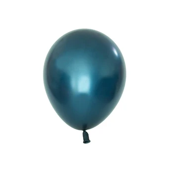 Lateksinis chromuotas balionas, žalsvai mėlynas - 30cm, 1vnt.