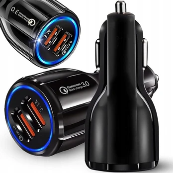 Verk Group Usb automobilinis įkroviklis, 2xusb Qc 3.0, 3100ma