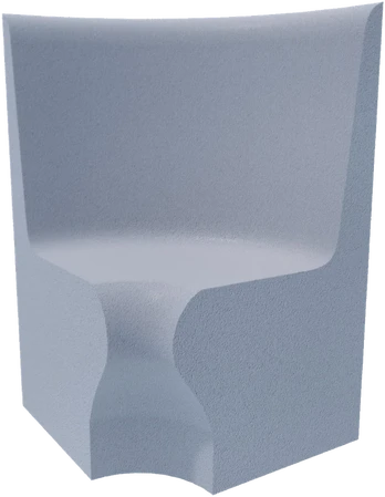 Garinės pirties gultas V-4