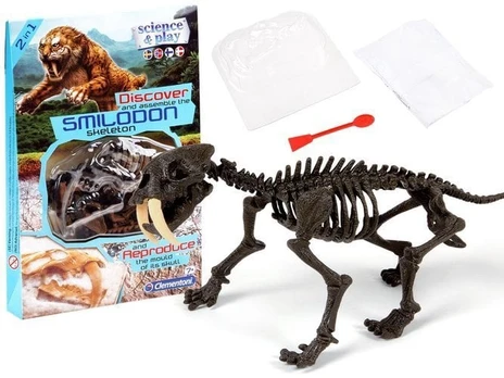 Archeologo rinkinys Clementoni Smilodon, juoda