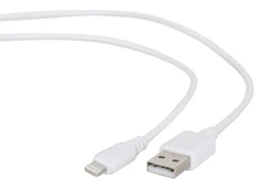 Laidas Gembird, USB 2.0 Type A/Apple Lightning, balta kaina