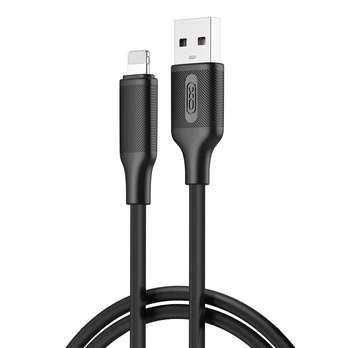XO cable NB265 USB - Lightning 1,0m 2,4A juodas