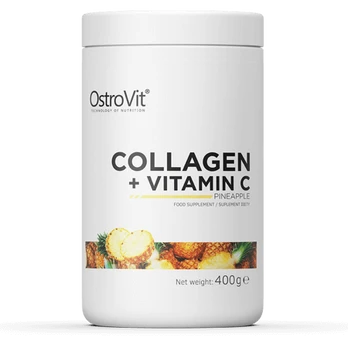 OSTROVIT Collagen + Vitamin C - 400g Juodieji serbentai