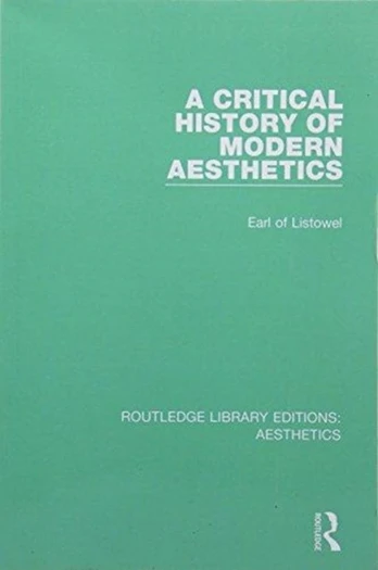 Critical History of Modern Aesthetics