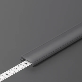 LED juostos profilio dangtelis C3 CLICK, juodas, 2m
