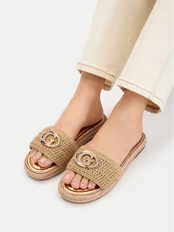 Espadrilės Guess FLJKLI FAB03 Smėlio kaina