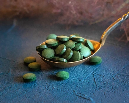 Ekologiškos spirulina tabletės 500 mg - 400g