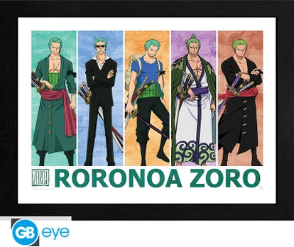 Abysse One Piece - Pirate Hunter Zoro - Framed Print