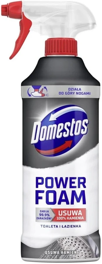 Purškiamos WC putos DOMESTOS Power Foam Zero Lime, 435 ml