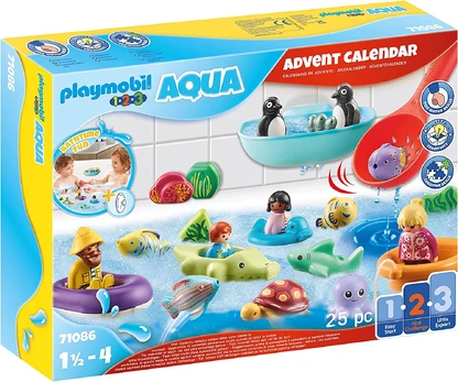 Playmobil - Advent Calendar - PLAYMOBIL 1.2.3 Bathtime Fun (71086)