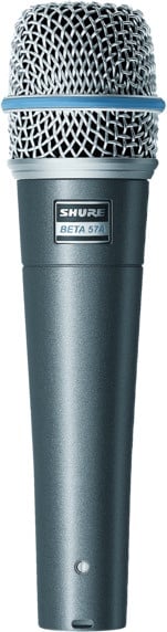 Mikrofonas Shure BETA 57A, mėlyna