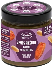 Rūta Žemės riešutų kremas su datulėmis, 320 g kaina