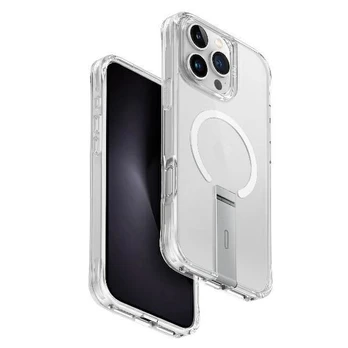 Dėklas UNIQ etui Eleva with Vertica Stand iPhone 16 Pro Max 6.9" przeźroczysty/lucent clear