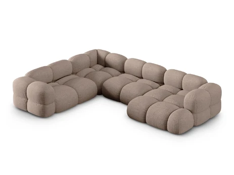 Panoramic Left Corner Sofa, "Loretto", 5 Seats, 345x250x68 Made in Europe