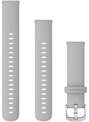 Acc, Venu 2S, 18mm Band, Mist Grey+Passivated